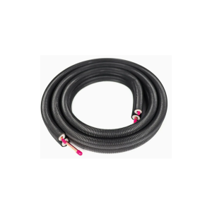 Single Insulated Copper Pipe with 3/8” Black Polyethylene Insulation